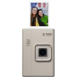 Máquina Fotográfica Instantânea Instax Mini LiPlay+ (Bege) - FUJIFILM