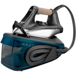 Ferro de Engomar a Vapor c/ Caldeira Force Pro 350 VR7444 2400W 1L (Preto/Azul) - ROWENTA