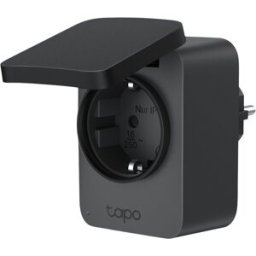 Tomada Inteligente Tapo P410M Wi-Fi Outdoor 3680W (Preto) - TP-LINK