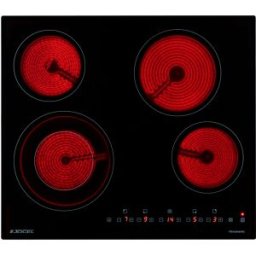 Placa de Vitrocerâmica 4 Zonas (Preto) - JOCEL