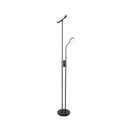 Rabalux 3240- Candeeiro de chão LED com regulação OPHUS LED/18,5W/230V + LED/4,5W preto