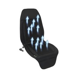 Cobertura para banco de automóvel com ventilação 10W/12V preto
