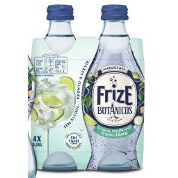 Água Frize Botânicos Lima, Pepino e Gengibre - Pack 4 x 25cl