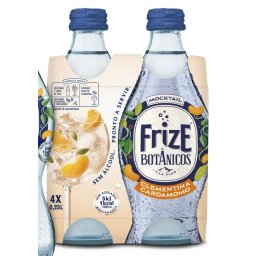 Água Frize Botânicos Clementina e Cardamomo - Pack 4 x 25cl