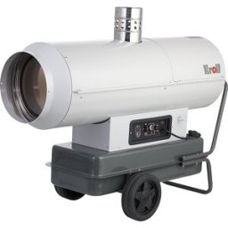 Kroll Aquecedor a óleo , volume de ar 4300 m³/h, CxLxA 1740 x 690 x 1025 mm, Aquecedor a óleo, volume de ar 4300 m³/h, CxLxA 1740 x 690 x 1025 mm. Adequado para todas as áreas de aquecimento. Com ligação ao termostato da divisão. Pode também ser operado c
