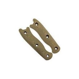 KA-BAR Short Becker Handle Scales BK16GNDL Micarta verde, capas