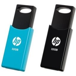 Pack 2x Pen Drive 32GB USB 2.0 (Preto/Azul) - HP