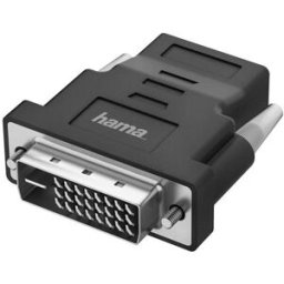 Adaptador DVI-D Macho - HDMI Fêmea (Preto) - HAMA