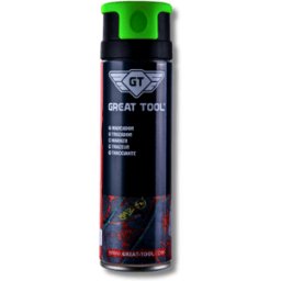Spray Marcador Fluorescente Amarelo 500ml Great Tool GTQUPI50AMA