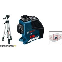 Nível Laser de linhas 360º Bosch GLL 2-80 P Professional + BT 150