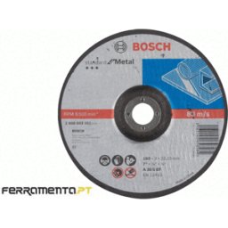 Disco de corte curvo p/ metal 180x3 mm Bosch 2608603161