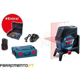 Nível de Laser Bosch GCL 2-50 C + RM2 + Bateria 12V + BM3 Professional