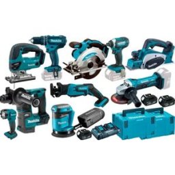Kit Combo de 10 Máquinas 18V Profissional Makita DDF482PRO11
