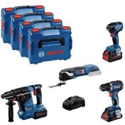 Kit 4 Ferramentas Professional 18V Bosch 0615990N34