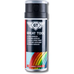 Spray de Tinta Acrílica Ral 7242 Cinza Tráfego 400ml Great Tool GTQUPI07242