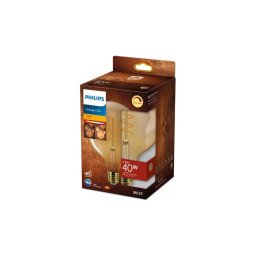 Lâmpada LED com regulação VINTAGE Philips G125 E27/5,5W/230V 2200K