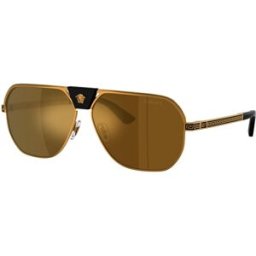 Óculos de sol Versace 0VE2294 Dourados Tamanho: 61X12 Dourados