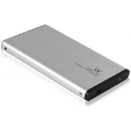 Caixa Externa USB2.0 p/ Disco Rigido HDD/SSD 2.5" (Cinzento) - EWENT