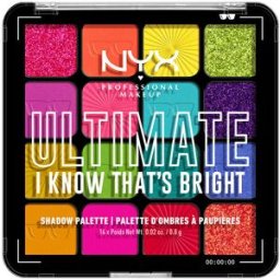 Nyx Professional Make Up Paleta de sombras Ultimate #Eu sei que é brilhante 16 x
