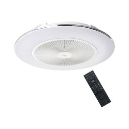 Iluminação de teto LED com regulação e ventoinha ARIA LED/38W/230V branco + CR