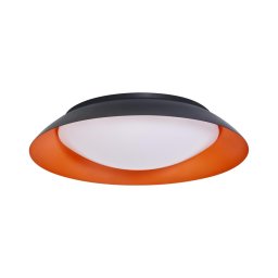 Osram - Candeeiro de teto LED dimerizável ORBIS PLATE LED/45W/230V Ø48 cm laranja/preto