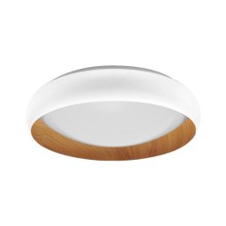Osram - Candeeiro de teto LED regulável ORBIS LIVIA LED/24W/230V Ø 43 cm branco/castanho