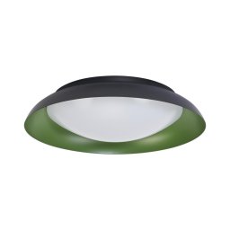 Osram - Luminária de teto LED dimerizável ORBIS PLATE LED/35W/230V Ø43 cm verde/preto