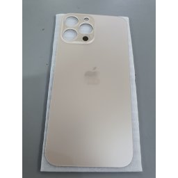 Tampa traseira de substituição em vidro para iPhone 13 pro max gold