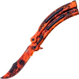 Bazar - FACA DE BOLSO JKR FAN FIRE LÂMINA 10 CM JKR0614