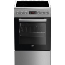 Fogão Elétrico 4 Zonas + Forno 55L (Inox) - BEKO
