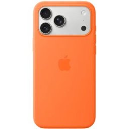 Capa Silicone iPhone 17 Pro Max c/ MagSafe (Laranja) - APPLE