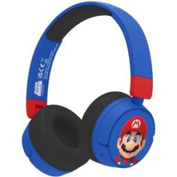 Auscultadores Bluetooth "Super Mario" (Azul) - OTL TECHNOLOGIES