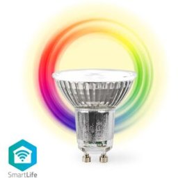 Lâmpada LED SmartLife GU10 Wi-Fi 220V 5W 2700K ~ 6500K 345lm- NEDIS