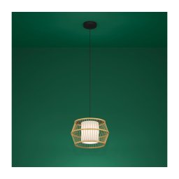 Eglo 390233 - Candeeiro suspenso MONTERROSO 1xE27/40W/230V bambu