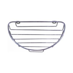 Prateleira de parede para duche 12,7x23 cm cromado brilhante
