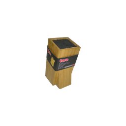 Suporte para facas com inserto flexível 23,8x11 cm bambu