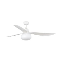 FARO 34363WT-11L - Ventilador de teto OUTWOOD L 1xE27/15W/230V branco diâmetro 150 cm WT IP44 + CONTROLO REMOTO