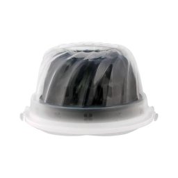 Forma para bolo tipo bundt com tabuleiro e tampa TORO preta