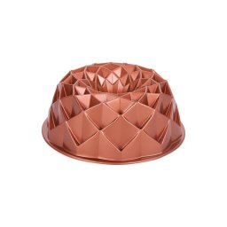Forma para bolo bundt KITCHISIMO 24 cm diamante/cobre