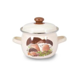 Panela com tampa TORO 3,5 l — estampa de cogumelos
