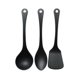 Conjunto de utensílios de cozinha TORO, 3 peças, preto