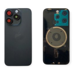 Tampa Traseira iPhone 15 Pro Azul com Lentes