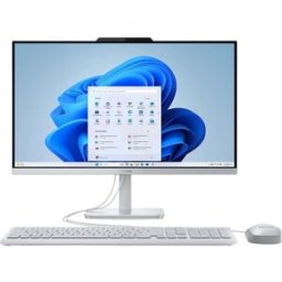 Computador All-in-One A100-471 23.8" Intel N100 4-Core 8GB/512GB SSD s/ SO (Cloud Grey) - LENOVO