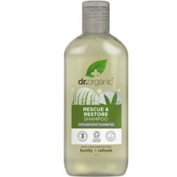 Dr. Organic Shampoo Rescue & Restore para cabelos finos 265 ml