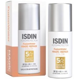 ISDIN Fotoprotector Fusion Water Magic Repair Protetor Solar com Cor SPF50 50ml