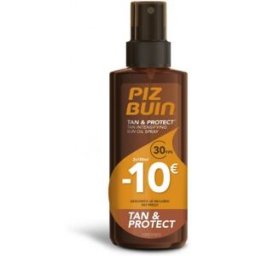 Piz Buin Tan & Protect Óleo Spray Acelerador de Bronzeado SPF30 2x150ml Preço Especial