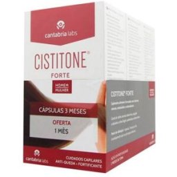 Cistitone Forte Queda de Cabelo Sazonal 120 Cápsulas + OFERTA 60 Cápsulas