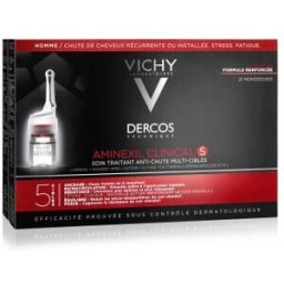 Vichy Dercos Aminexil Clinical 5 - 21 Ampolas - Homem