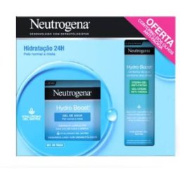 Neutrogena Hydro Boost Hidratante Facial Gel de Água 50ml + Oferta Contorno de Olhos Anti-Fadiga Gel Creme 15ml