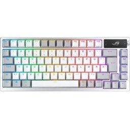 Asus Teclado Gaming Mecânico ROG Azoth RGB 75% Wireless/Bluetooth - ROG NX Switches - Layout US - Branco
